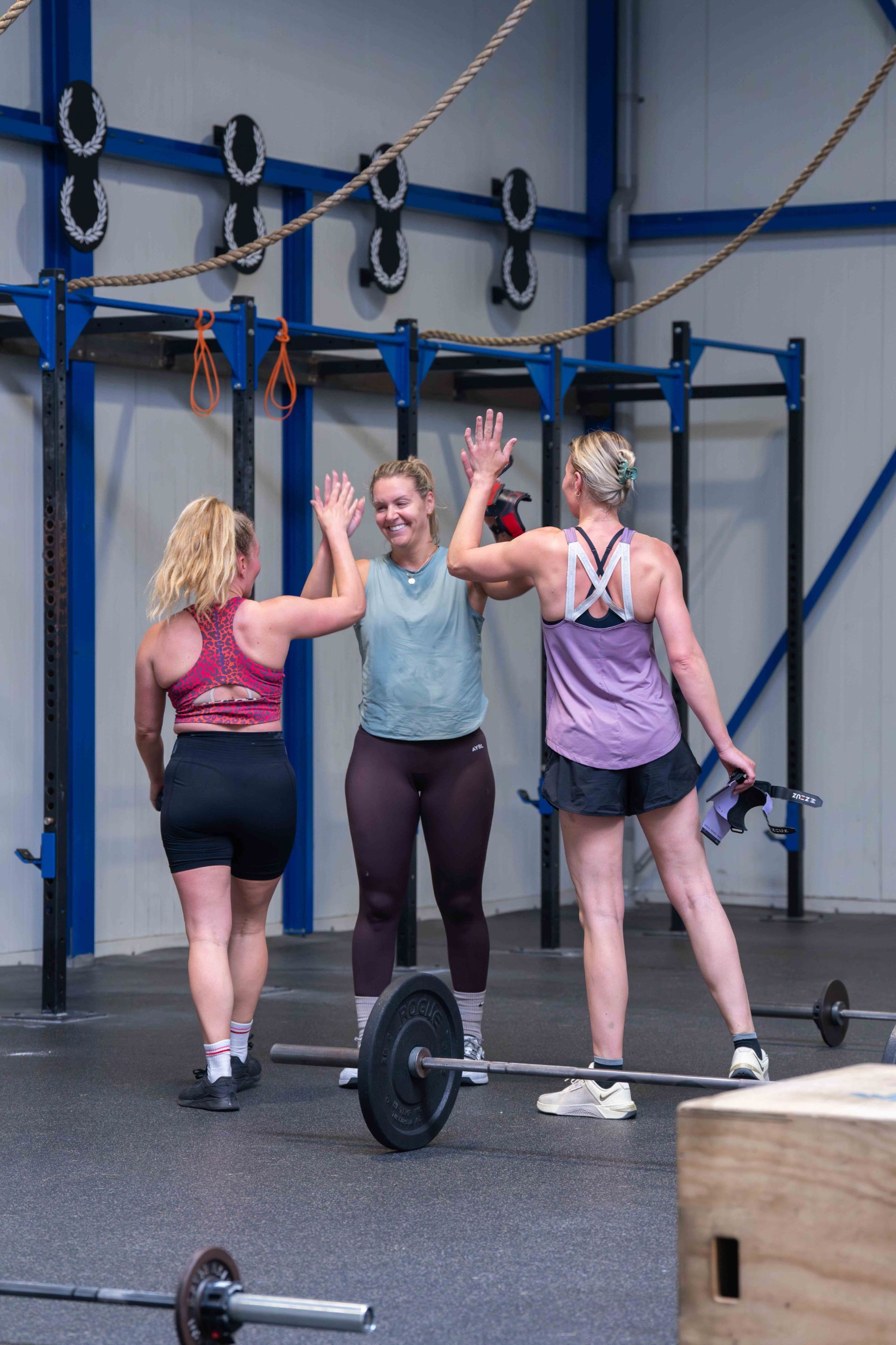 CFA vrouwen samen tijdens de Ladies Night bij CrossFit Alkmaar